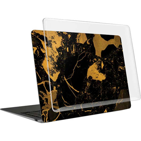 Black and Gold Scattered Marble MacBook Air 13in M1 (2021) Case plus Skin