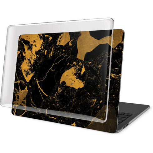 Black and Gold Scattered Marble MacBook Pro 16in (2019-20) Case plus Skin