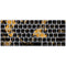 Black and Gold Scattered Marble Magic Keyboard Skin