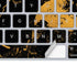 Black and Gold Scattered Marble Magic Keyboard Skin