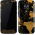 Black and Gold Scattered Marble Moto E5 Play Skin