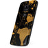 Black and Gold Scattered Marble Moto E5 Play Skin