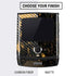 Black and Gold Scattered Marble Motorola RAZR Skin