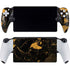 Black and Gold Scattered Marble PlayStation Portal Remote Player Skin
