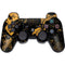 Black and Gold Scattered Marble PS3 Dual Shock wireless controller Skin