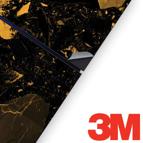 Black and Gold Scattered Marble PS4 Console and Controller Bundle Skin