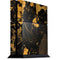 Black and Gold Scattered Marble PS4 Console Skin