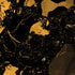 Black and Gold Scattered Marble PS4 Pro/Slim Controller Skin