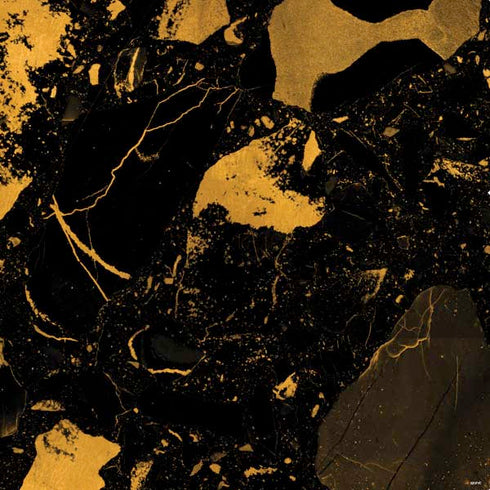 Black and Gold Scattered Marble PS4 Slim Bundle Skin