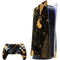 Black and Gold Scattered Marble PS5 Bundle Skin