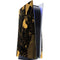 Black and Gold Scattered Marble PS5 Console Skin