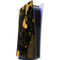 Black and Gold Scattered Marble PS5 Digital Edition Console Skin