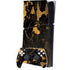 Black and Gold Scattered Marble PS5 Slim Digital Edition Console Skin