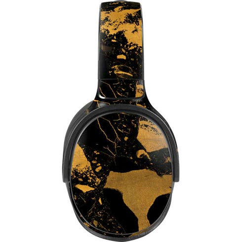Black and Gold Scattered Marble Skullcandy Venue Skin