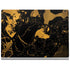 Black and Gold Scattered Marble Surface Book 2 13.5in Skin