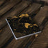Black and Gold Scattered Marble Surface Go Skin