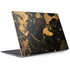 Black and Gold Scattered Marble Surface Laptop 2 Skin