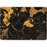 Black and Gold Scattered Marble Surface Laptop Studio Skin
