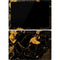 Black and Gold Scattered Marble Surface Pro 7 Skin
