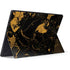 Black and Gold Scattered Marble Surface Pro 7 Skin