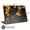 Black and Gold Scattered Marble Universal Laptop 16in (13 x 9.4in) Skin