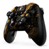 Black and Gold Scattered Marble Xbox One Elite Controller Skin