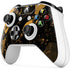 Black and Gold Scattered Marble Xbox One S Controller Skin