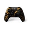 Black and Gold Scattered Marble Xbox One X Controller Skin