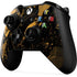 Black and Gold Scattered Marble Xbox One X Controller Skin