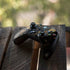 Black and Gold Scattered Marble Xbox One X Controller Skin