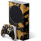 Black and Gold Scattered Marble Xbox Series S Skins