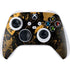 Black and Gold Scattered Marble Xbox Series S Controller Skin