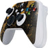 Black and Gold Scattered Marble Xbox Series S Controller Skin