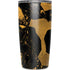 Black and Gold Scattered Marble Yeti 20oz Tumbler Skin