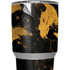 Black and Gold Scattered Marble Yeti 30oz Rambler Tumbler Skin