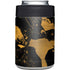 Black and Gold Scattered Marble Yeti Colster Can Insulator Skin