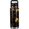 Black and Gold Scattered Marble YETI Rambler 26oz Bottle Skin