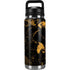Black and Gold Scattered Marble YETI Rambler 26oz Bottle Skin