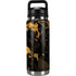 Black and Gold Scattered Marble YETI Rambler 26oz Bottle Skin