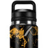 Black and Gold Scattered Marble YETI Rambler 26oz Bottle Skin