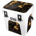 Black and Gold Scattered Marble YETI Roadie 24 Hard Cooler Skin
