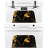 Black and Gold Scattered Marble YETI Tundra 45 Hard Cooler Skin