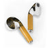 Black and Gold Split Marble Apple AirPods 2 Skin