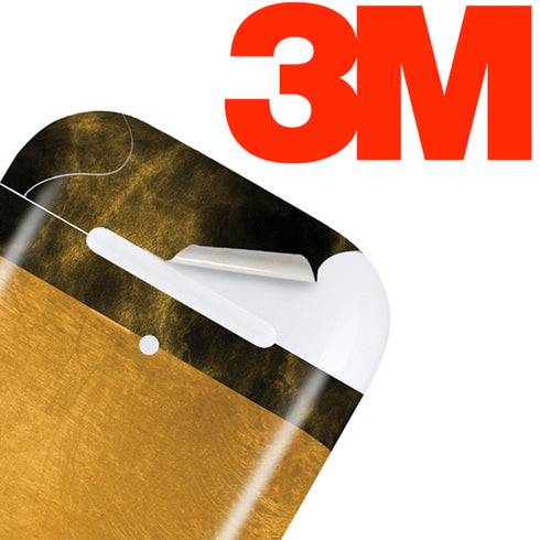 Black and Gold Split Marble Apple AirPods 2 Skin