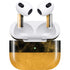 Black and Gold Split Marble Apple AirPods (3rd Gen 2021) Skin