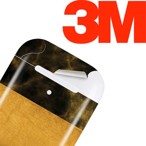 Black and Gold Split Marble Apple AirPods Skin
