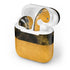 Black and Gold Split Marble Apple AirPods Skin