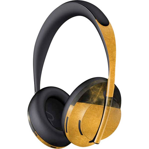Black and Gold Split Marble Bose Noise Cancelling Headphones 700 Skin