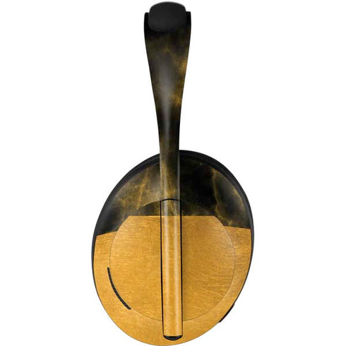 Black and Gold Split Marble Bose Noise Cancelling Headphones 700 Skin