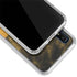 Black and Gold Split Marble Galaxy A10e Clear Case